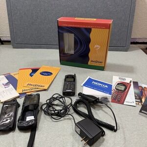 Vintage Nokia (2190E) Aerial SM Style Cell Phone - Untested Voicestream Bundle
